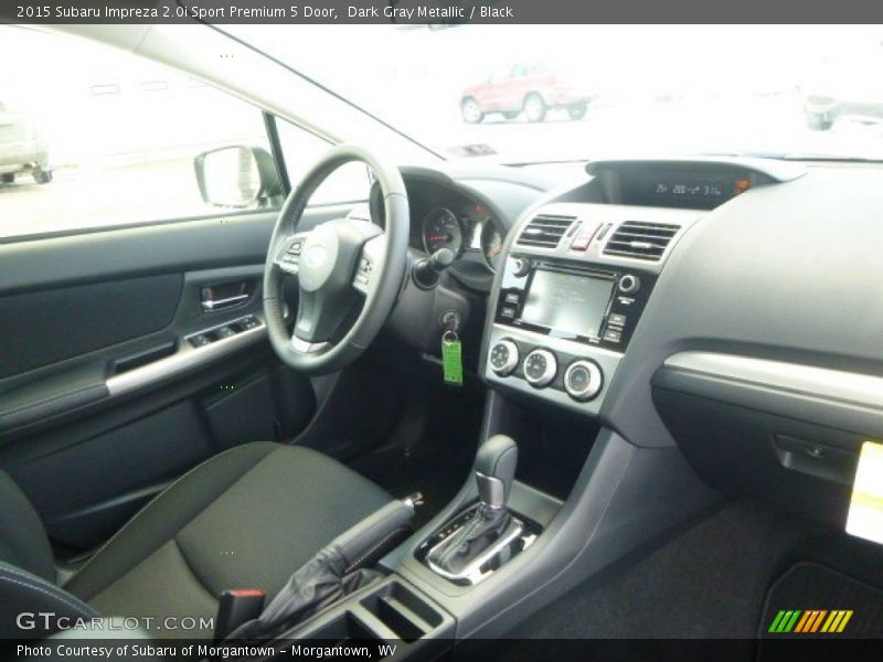 Dark Gray Metallic / Black 2015 Subaru Impreza 2.0i Sport Premium 5 Door