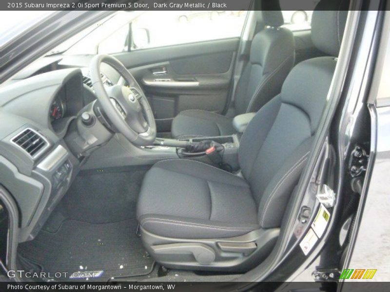 Dark Gray Metallic / Black 2015 Subaru Impreza 2.0i Sport Premium 5 Door