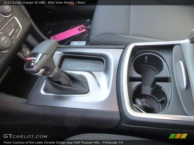 Billet Silver Metallic / Black 2015 Dodge Charger SE AWD