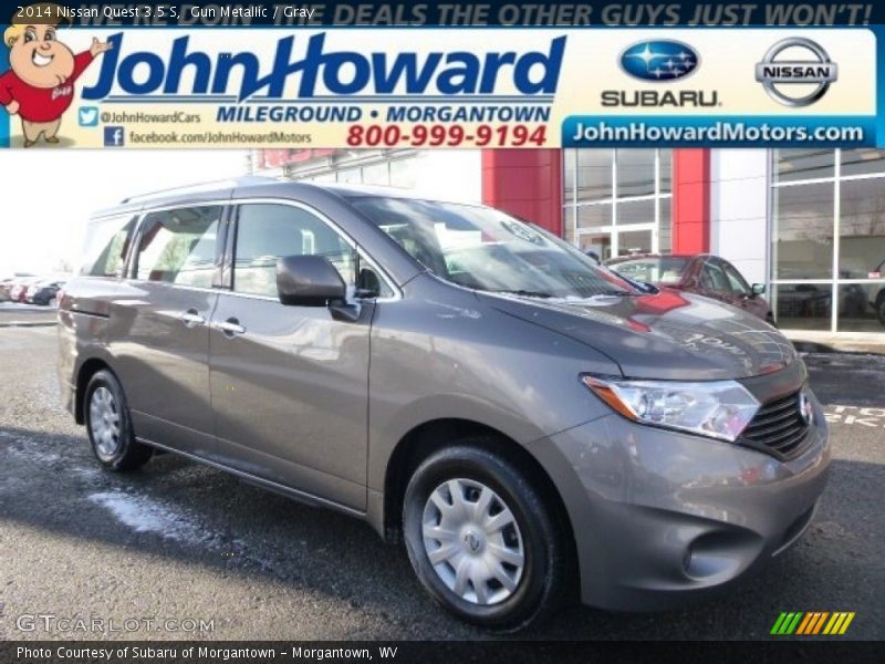 Gun Metallic / Gray 2014 Nissan Quest 3.5 S