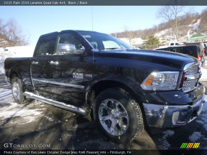 Black / Black 2015 Ram 1500 Laramie Quad Cab 4x4