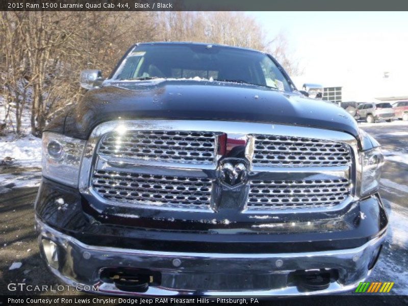 Black / Black 2015 Ram 1500 Laramie Quad Cab 4x4