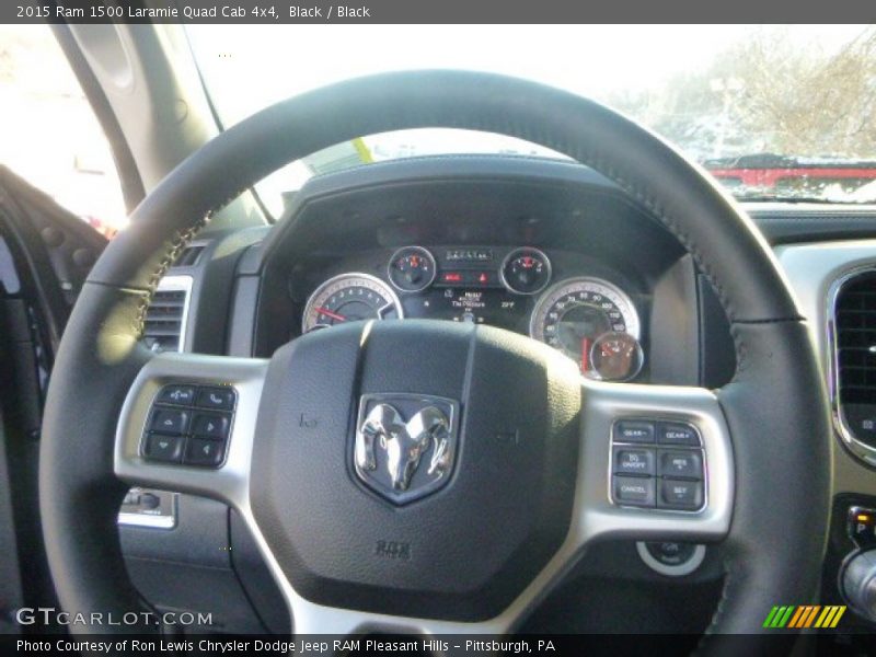 Black / Black 2015 Ram 1500 Laramie Quad Cab 4x4