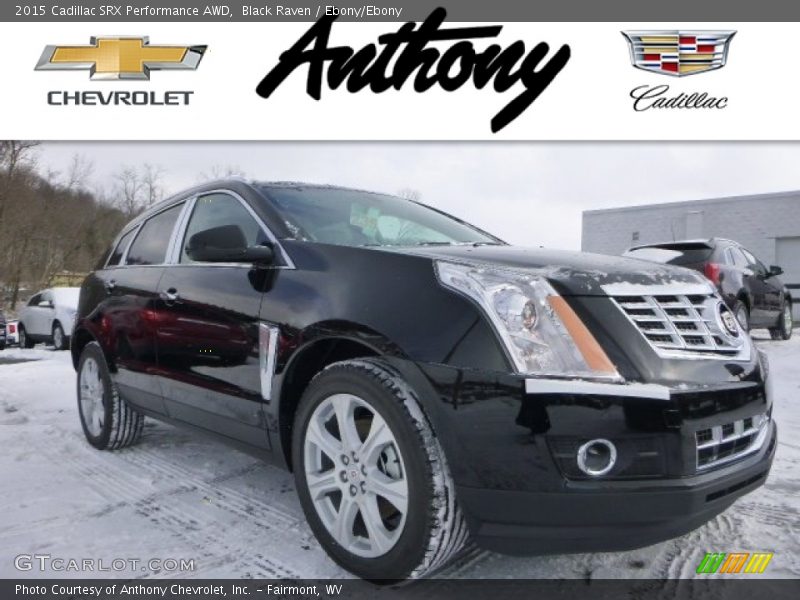 Black Raven / Ebony/Ebony 2015 Cadillac SRX Performance AWD