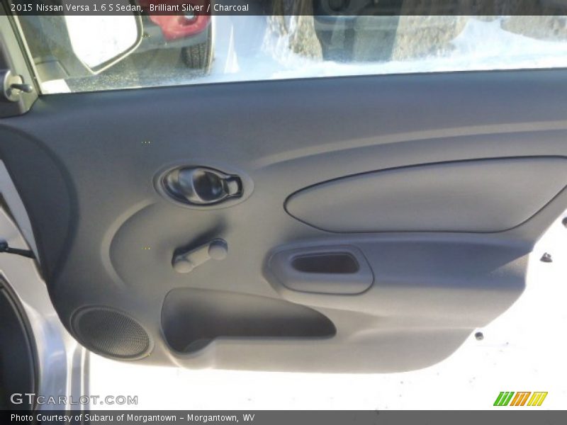 Brilliant Silver / Charcoal 2015 Nissan Versa 1.6 S Sedan