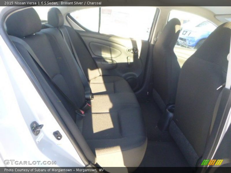 Brilliant Silver / Charcoal 2015 Nissan Versa 1.6 S Sedan