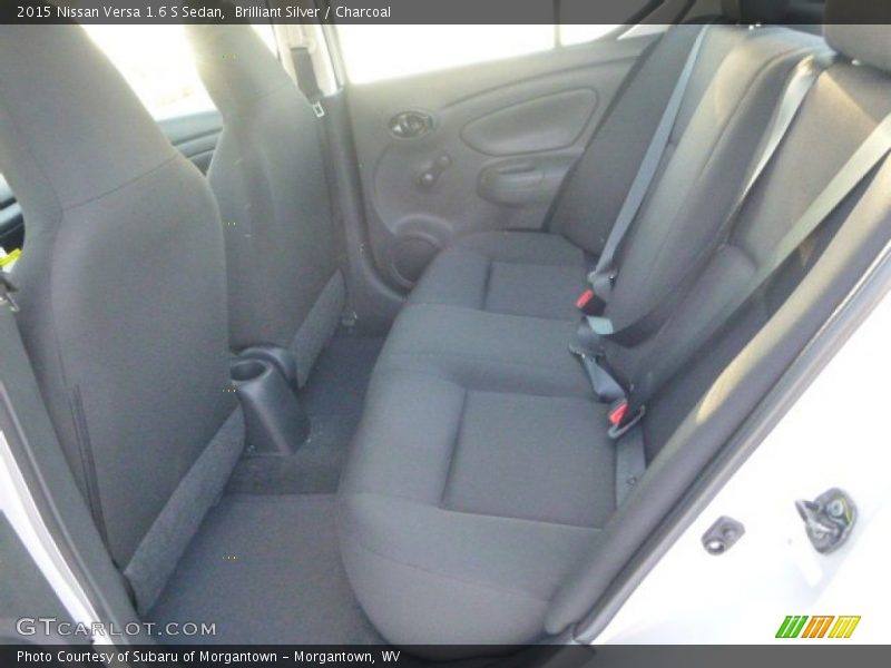 Brilliant Silver / Charcoal 2015 Nissan Versa 1.6 S Sedan