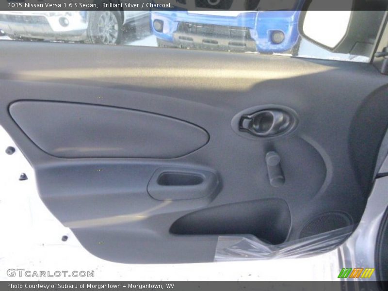 Brilliant Silver / Charcoal 2015 Nissan Versa 1.6 S Sedan