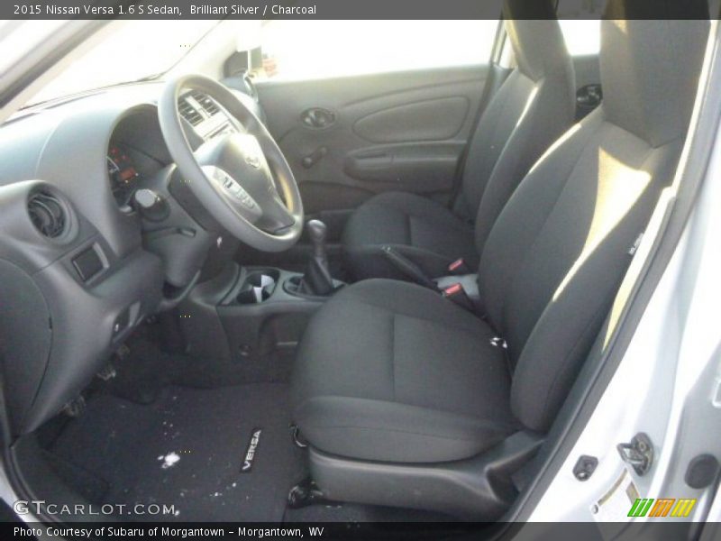 Brilliant Silver / Charcoal 2015 Nissan Versa 1.6 S Sedan