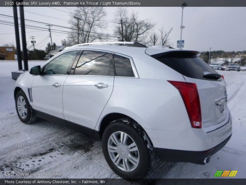 Platinum Ice Tricoat / Light Titanium/Ebony 2015 Cadillac SRX Luxury AWD