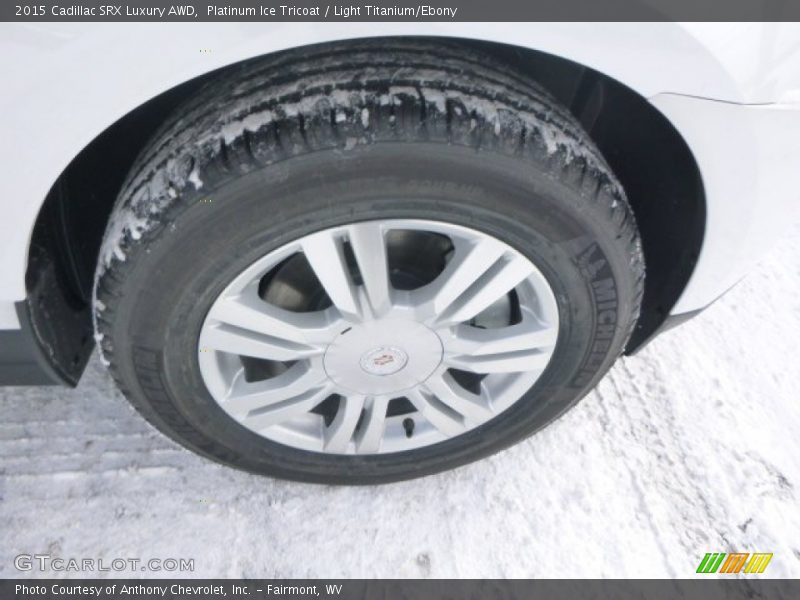 Platinum Ice Tricoat / Light Titanium/Ebony 2015 Cadillac SRX Luxury AWD