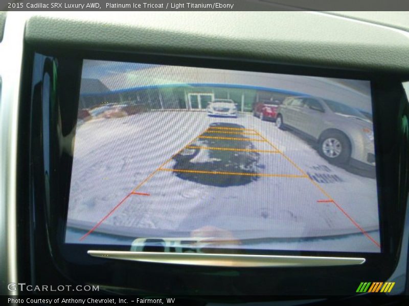 Platinum Ice Tricoat / Light Titanium/Ebony 2015 Cadillac SRX Luxury AWD
