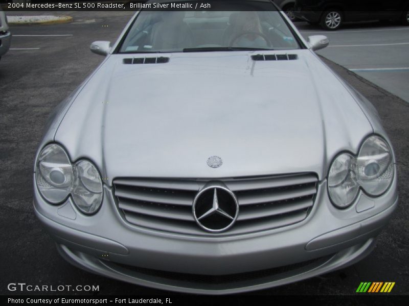 Brilliant Silver Metallic / Ash 2004 Mercedes-Benz SL 500 Roadster