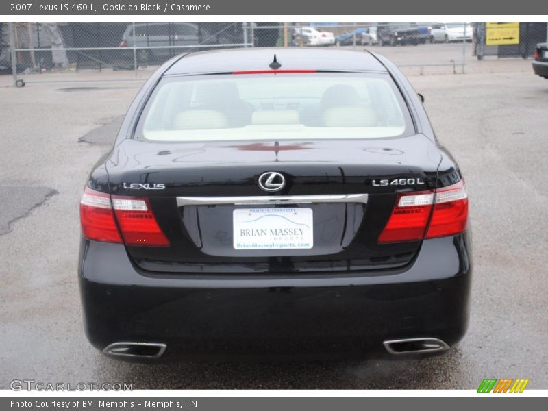 Obsidian Black / Cashmere 2007 Lexus LS 460 L