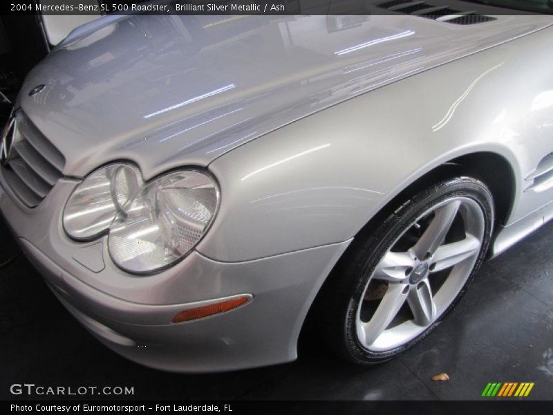 Brilliant Silver Metallic / Ash 2004 Mercedes-Benz SL 500 Roadster