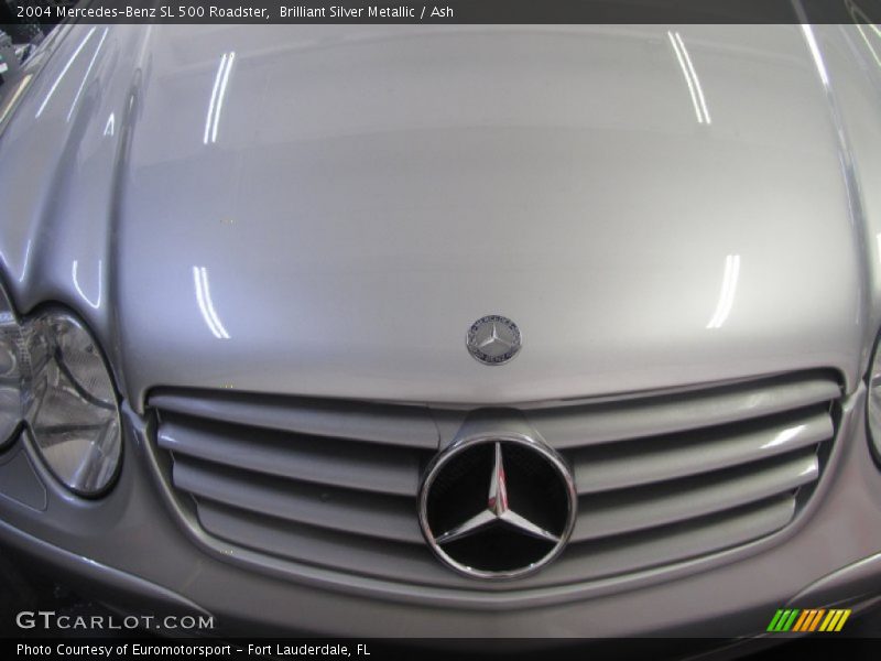 Brilliant Silver Metallic / Ash 2004 Mercedes-Benz SL 500 Roadster