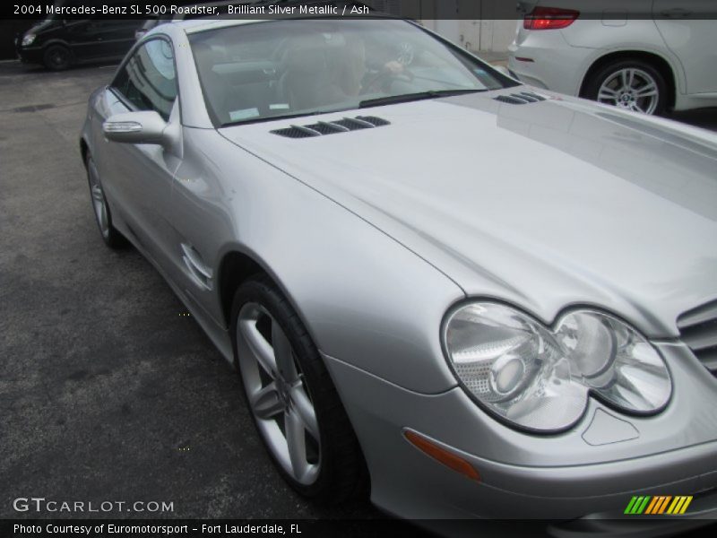 Brilliant Silver Metallic / Ash 2004 Mercedes-Benz SL 500 Roadster