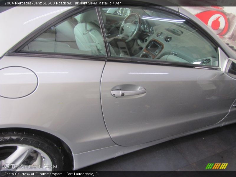 Brilliant Silver Metallic / Ash 2004 Mercedes-Benz SL 500 Roadster