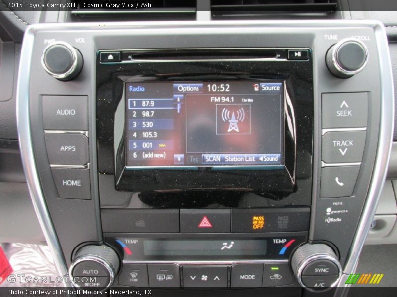 Cosmic Gray Mica / Ash 2015 Toyota Camry XLE