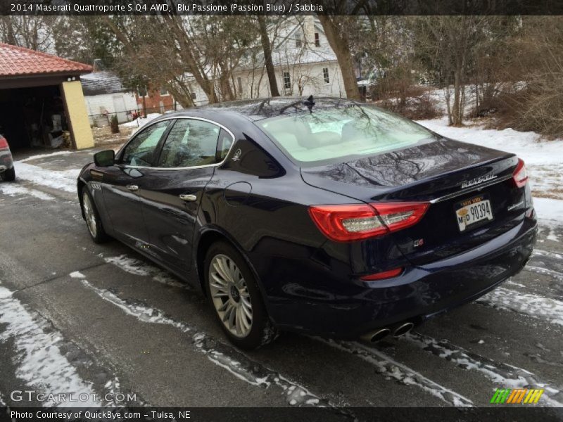 Blu Passione (Passion Blue) / Sabbia 2014 Maserati Quattroporte S Q4 AWD