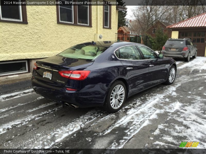 Blu Passione (Passion Blue) / Sabbia 2014 Maserati Quattroporte S Q4 AWD