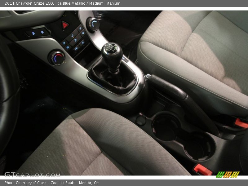 Ice Blue Metallic / Medium Titanium 2011 Chevrolet Cruze ECO