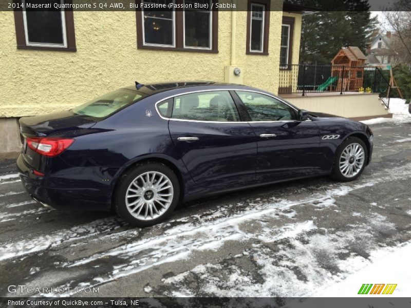 Blu Passione (Passion Blue) / Sabbia 2014 Maserati Quattroporte S Q4 AWD