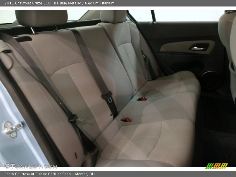 Ice Blue Metallic / Medium Titanium 2011 Chevrolet Cruze ECO