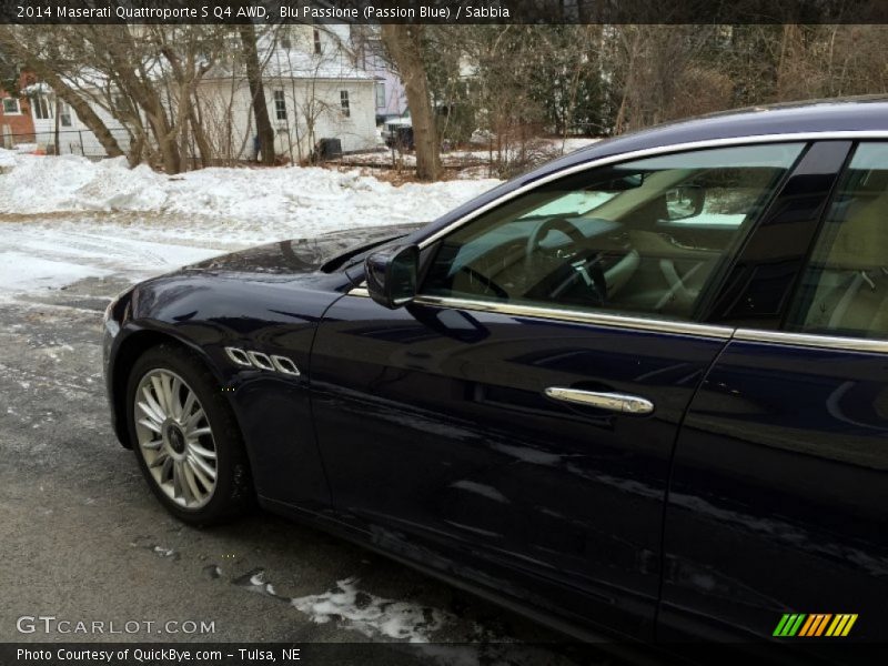 Blu Passione (Passion Blue) / Sabbia 2014 Maserati Quattroporte S Q4 AWD
