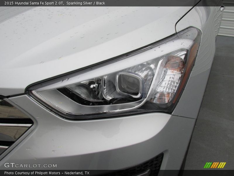 Sparkling Silver / Black 2015 Hyundai Santa Fe Sport 2.0T