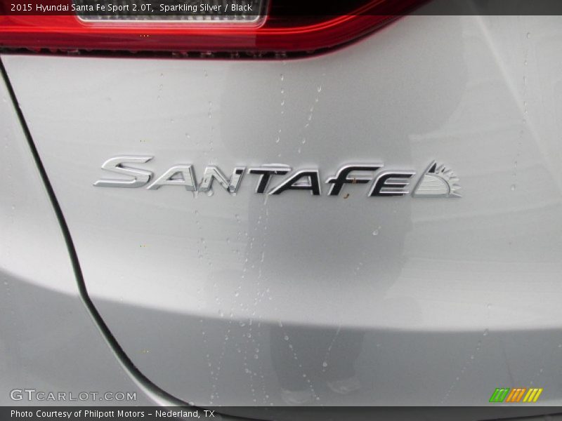 Sparkling Silver / Black 2015 Hyundai Santa Fe Sport 2.0T