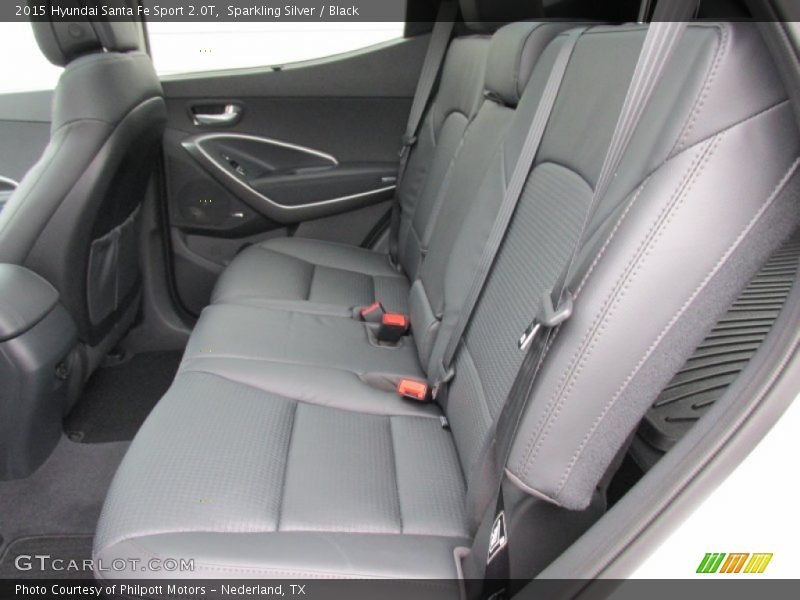 Sparkling Silver / Black 2015 Hyundai Santa Fe Sport 2.0T