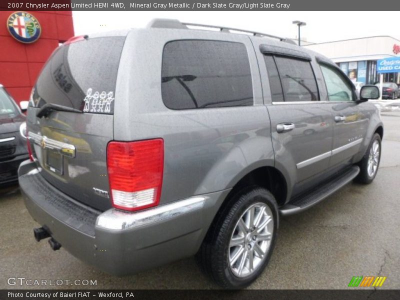 Mineral Gray Metallic / Dark Slate Gray/Light Slate Gray 2007 Chrysler Aspen Limited HEMI 4WD