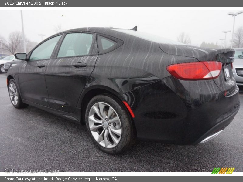 Black / Black 2015 Chrysler 200 S