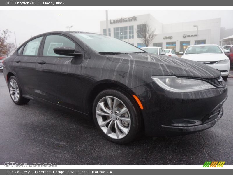 Black / Black 2015 Chrysler 200 S