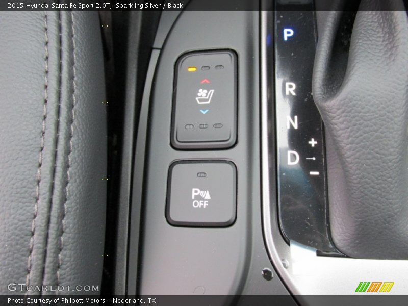 Sparkling Silver / Black 2015 Hyundai Santa Fe Sport 2.0T