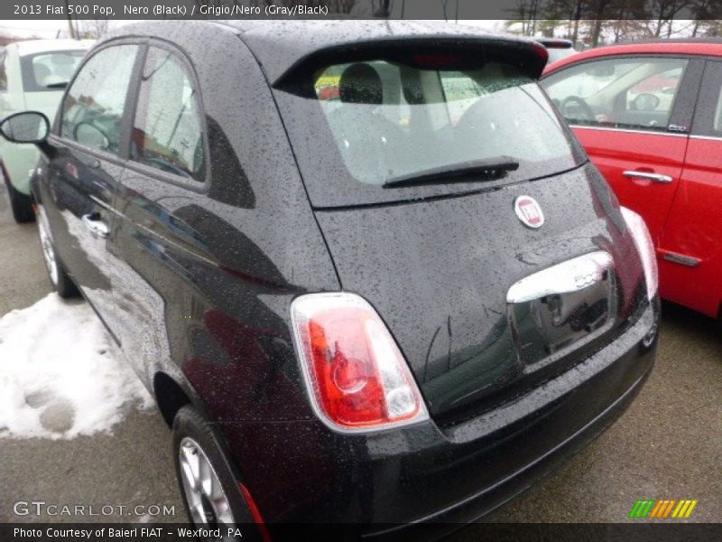 Nero (Black) / Grigio/Nero (Gray/Black) 2013 Fiat 500 Pop