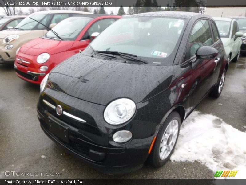 Nero (Black) / Grigio/Nero (Gray/Black) 2013 Fiat 500 Pop