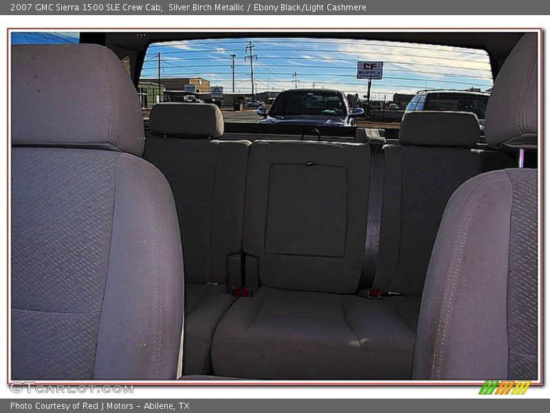 Silver Birch Metallic / Ebony Black/Light Cashmere 2007 GMC Sierra 1500 SLE Crew Cab