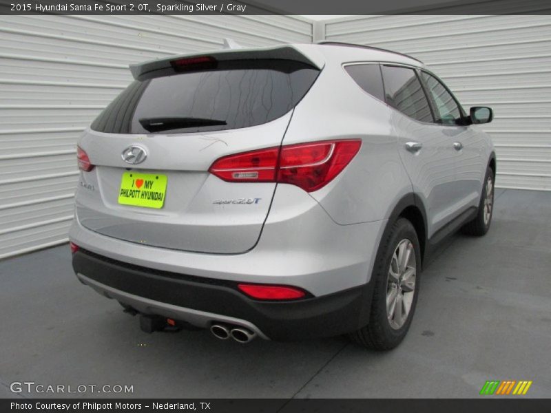 Sparkling Silver / Gray 2015 Hyundai Santa Fe Sport 2.0T