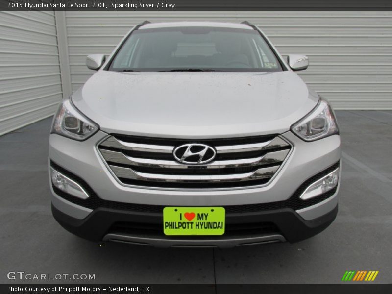 Sparkling Silver / Gray 2015 Hyundai Santa Fe Sport 2.0T