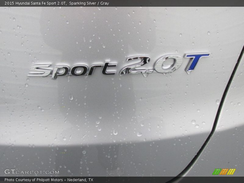 Sparkling Silver / Gray 2015 Hyundai Santa Fe Sport 2.0T