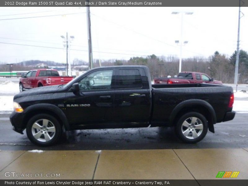 Black / Dark Slate Gray/Medium Graystone 2012 Dodge Ram 1500 ST Quad Cab 4x4