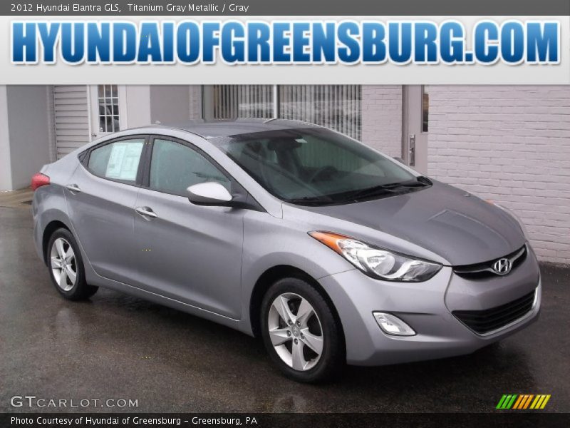 Titanium Gray Metallic / Gray 2012 Hyundai Elantra GLS