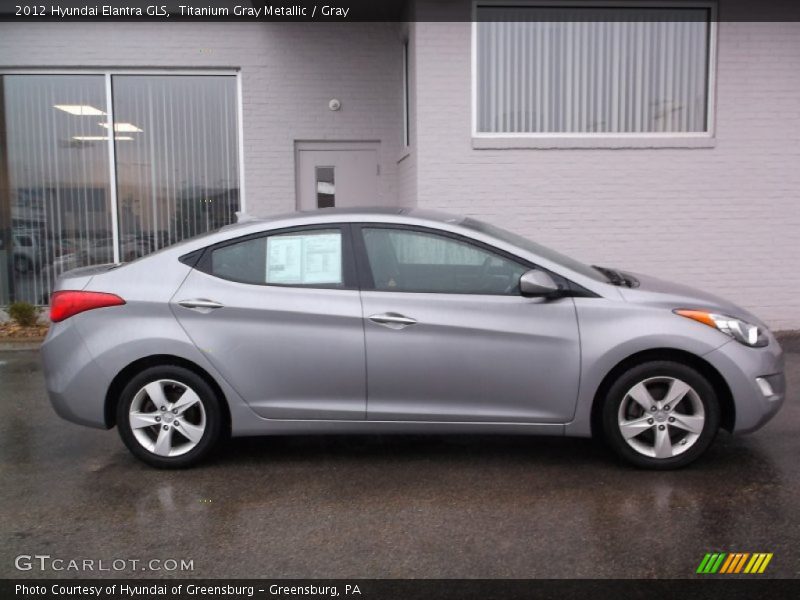 Titanium Gray Metallic / Gray 2012 Hyundai Elantra GLS