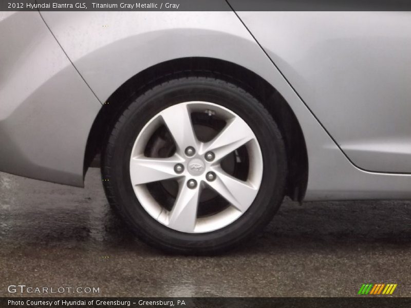 Titanium Gray Metallic / Gray 2012 Hyundai Elantra GLS