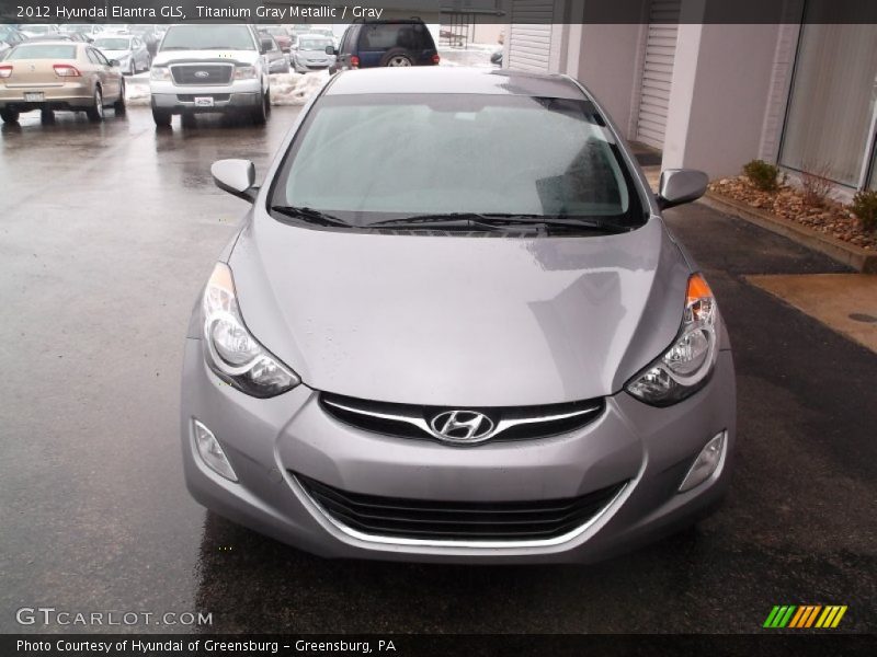 Titanium Gray Metallic / Gray 2012 Hyundai Elantra GLS