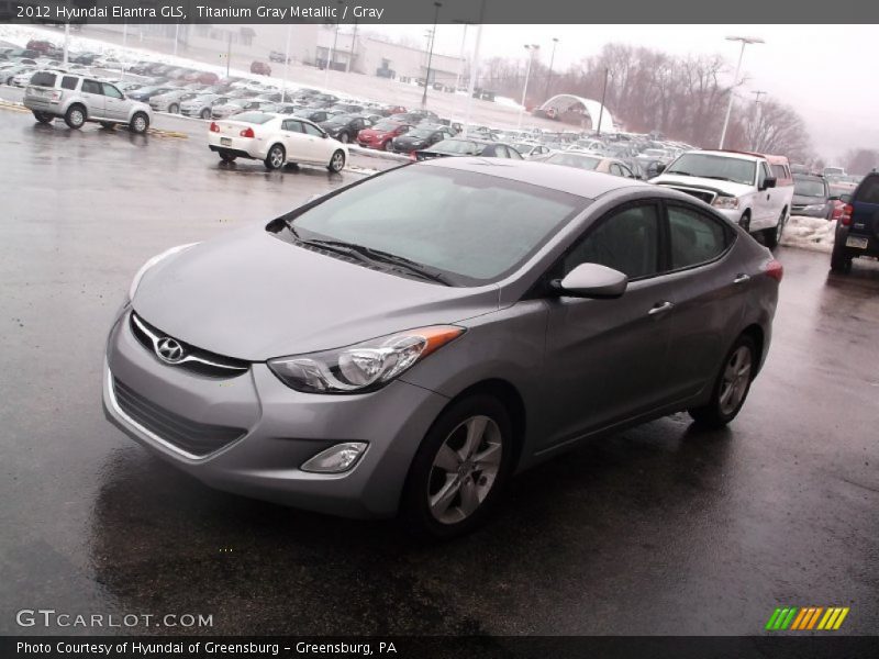 Titanium Gray Metallic / Gray 2012 Hyundai Elantra GLS