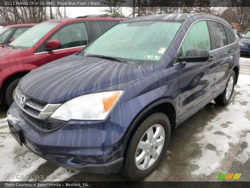Royal Blue Pearl / Black 2011 Honda CR-V SE 4WD