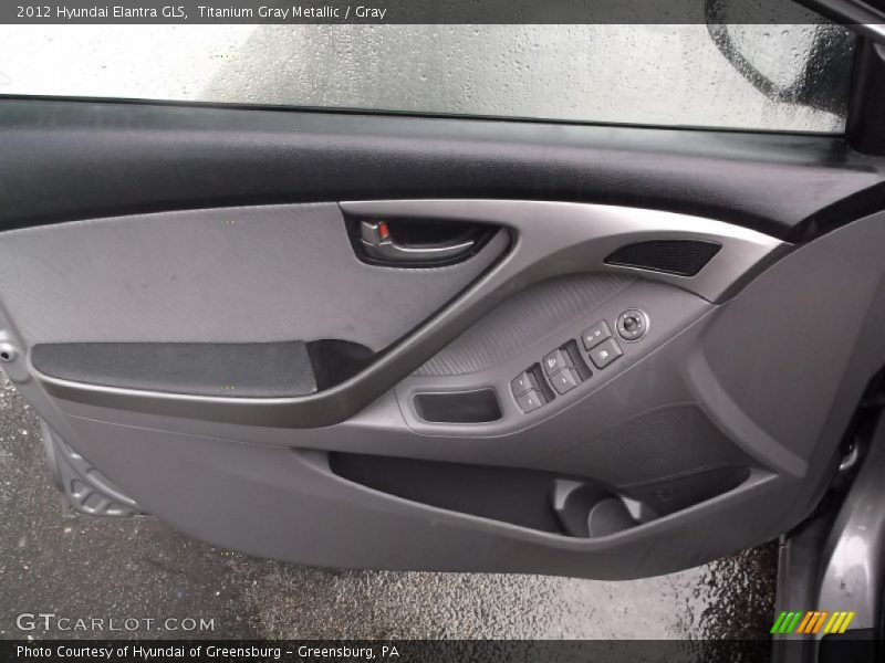 Titanium Gray Metallic / Gray 2012 Hyundai Elantra GLS